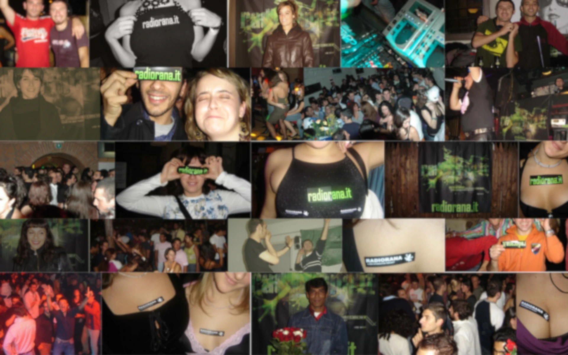 Radio Rana archive collage, top panel